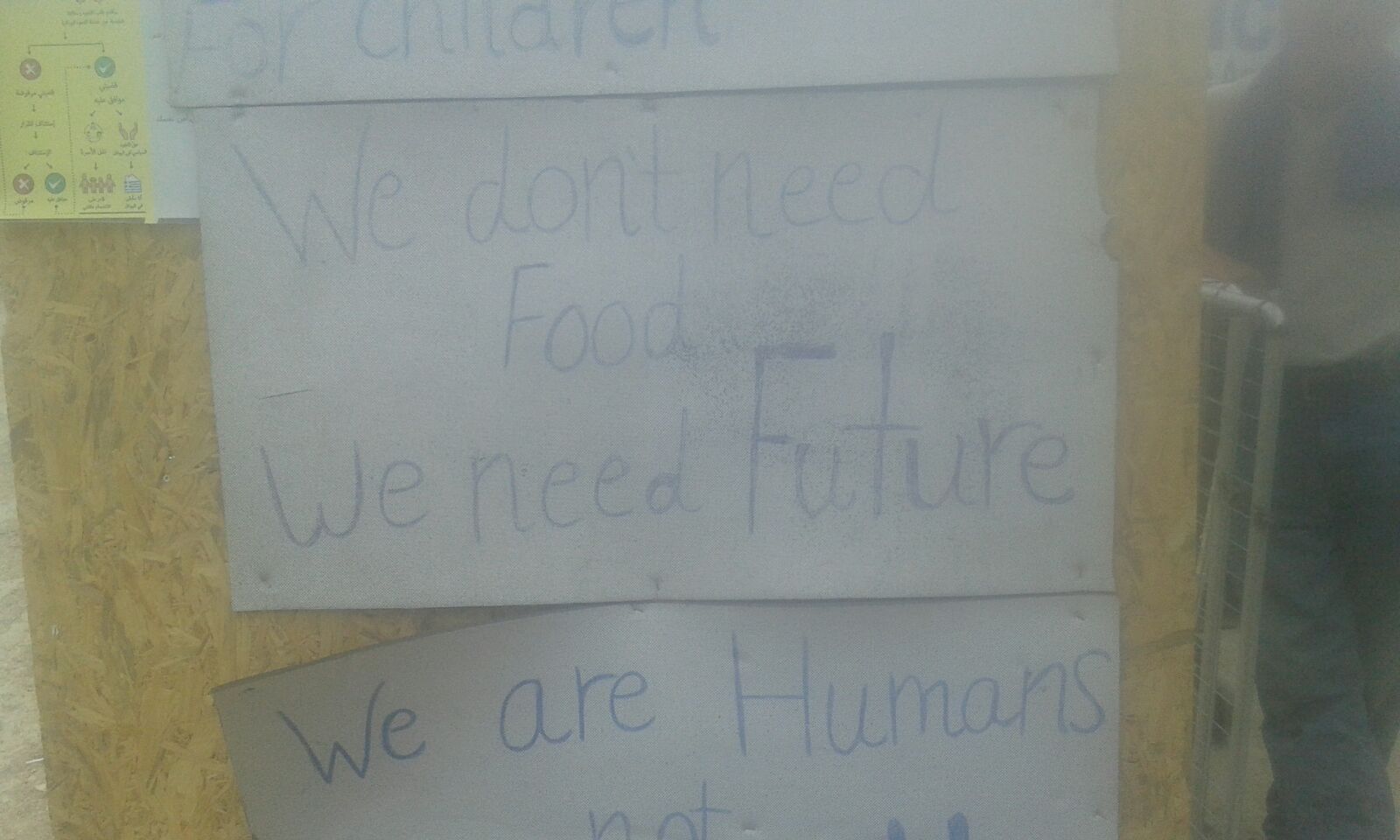 Hunger Strike Chios No Food but Future May 2016